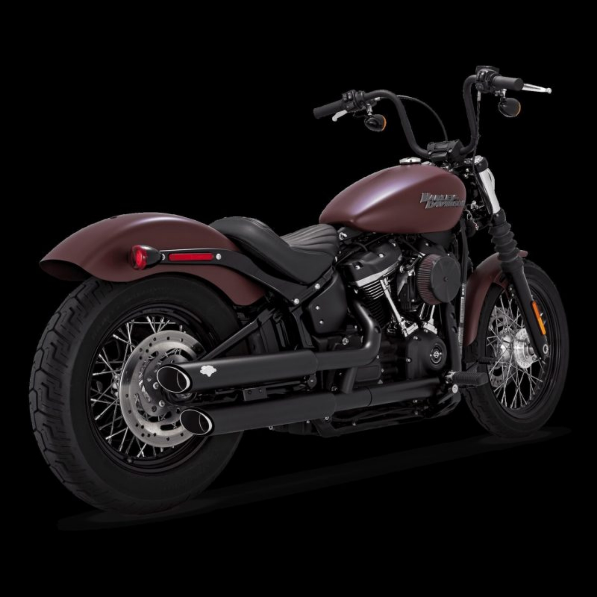 Picture of Vance & Hines 18-22 Harley Davidson Softail Twin Slash S-OS PCX Slip-On Exhaust - Black