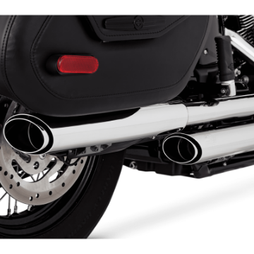 Picture of Vance & Hines 18-22 Harley Davidson Softail Heritage Twin Slash PCX Slip-On Exhaust - Chrome