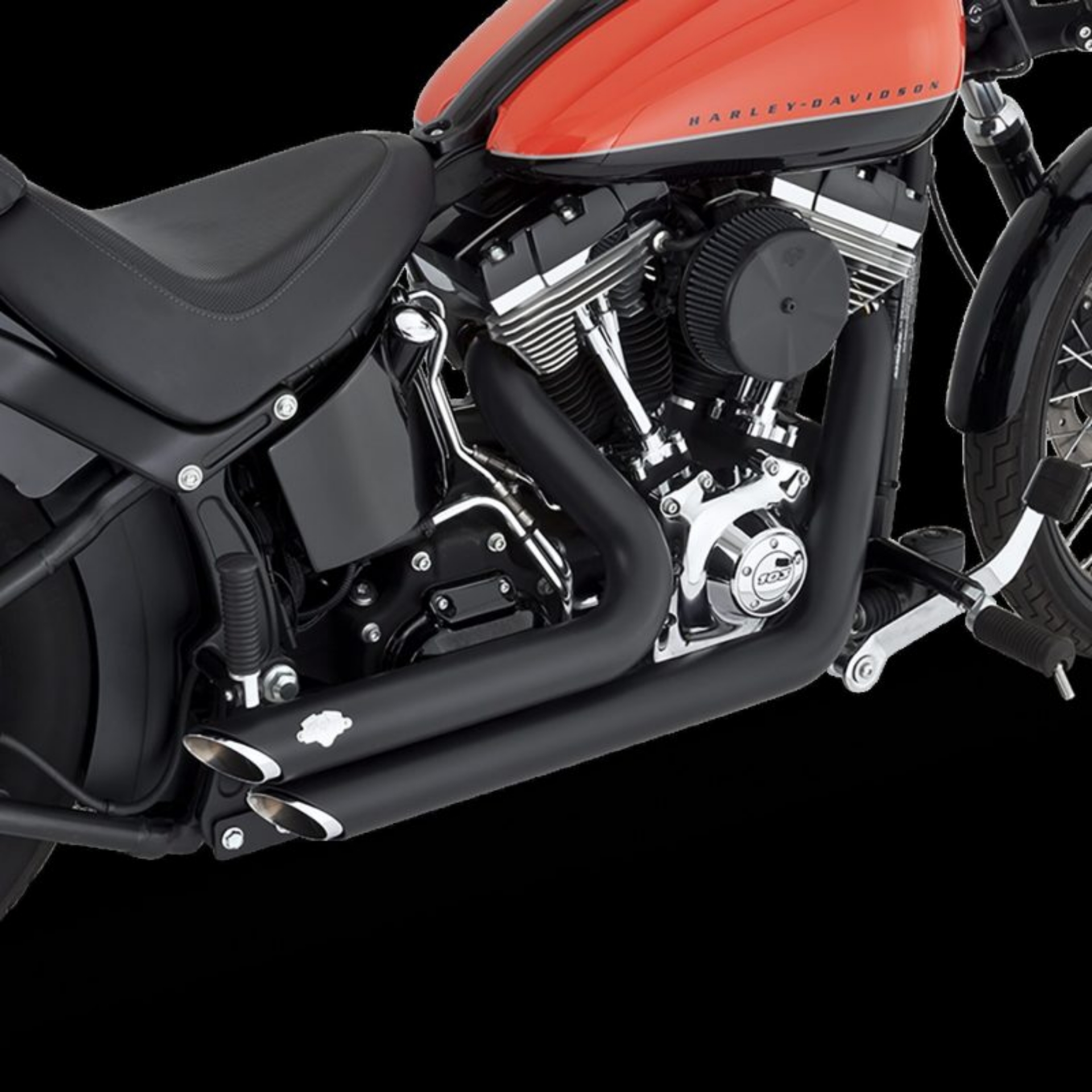 Picture of Vance & Hines HD Softail 12-17 Shortshots Staggered PCX Full System Exhaust