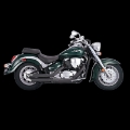 Picture of Vance and Hines Twin Slash Stagg Blk