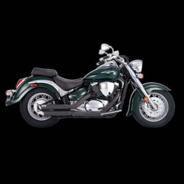 Picture of Vance and Hines Twin Slash Stagg Blk