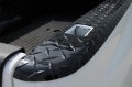 Picture of Deezee 07-13 Chevrolet Silverado Bed Cap Wrap W-Stake Pockets Black-Tread Aluminum 8Ft Bed