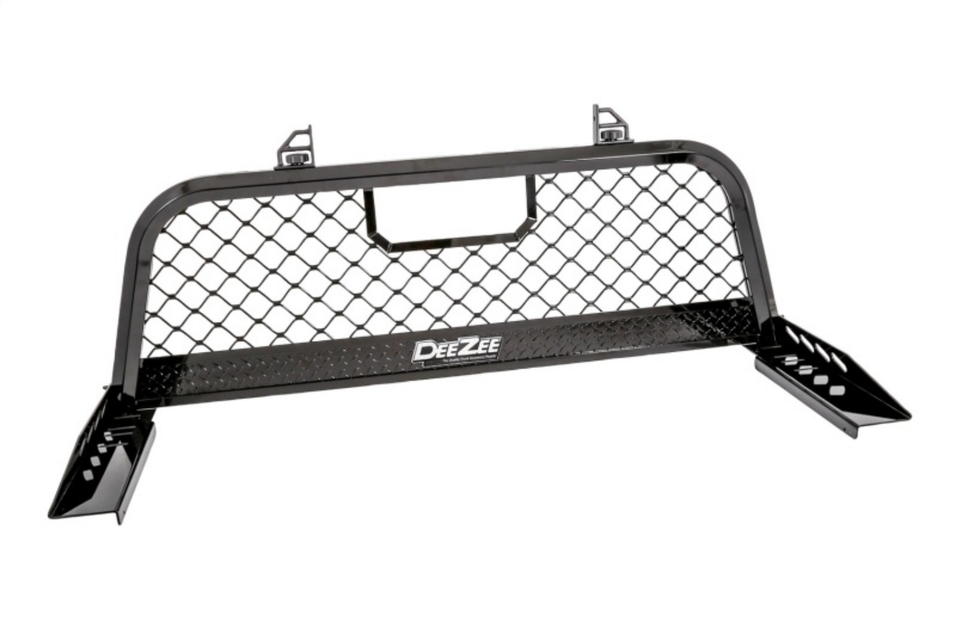 Picture of Deezee 15-23 Chevrolet Colorado Cargo Management Cab Rack - Black Mesh