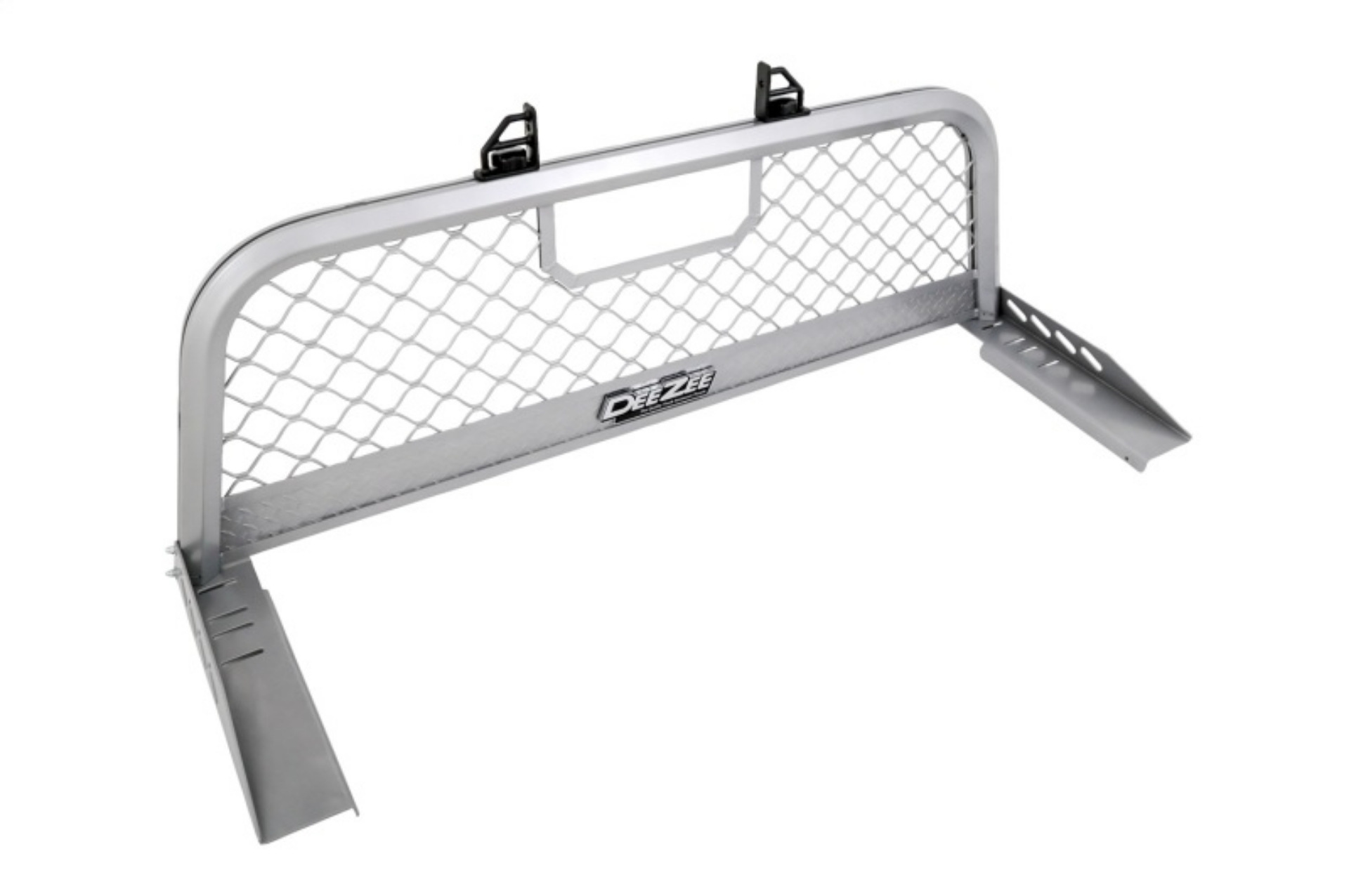 Picture of Deezee 17-23 Ford SuperDuty Cargo Management Cab Rack - Silver Mesh