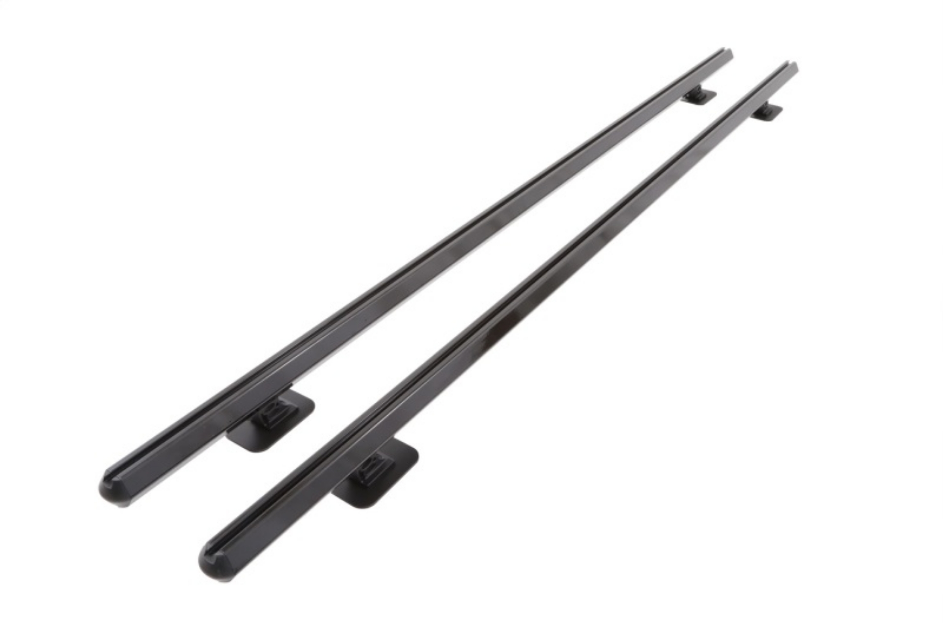 Picture of Deezee 2003-23 Dodge-Ram Ram Hex Series Side Rails - Gloss Black 8Ft Bed
