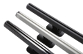 Picture of Deezee 04-23 Ford F-150-Super Duty Hex Series Side Rails - Gloss Black 8Ft Bed