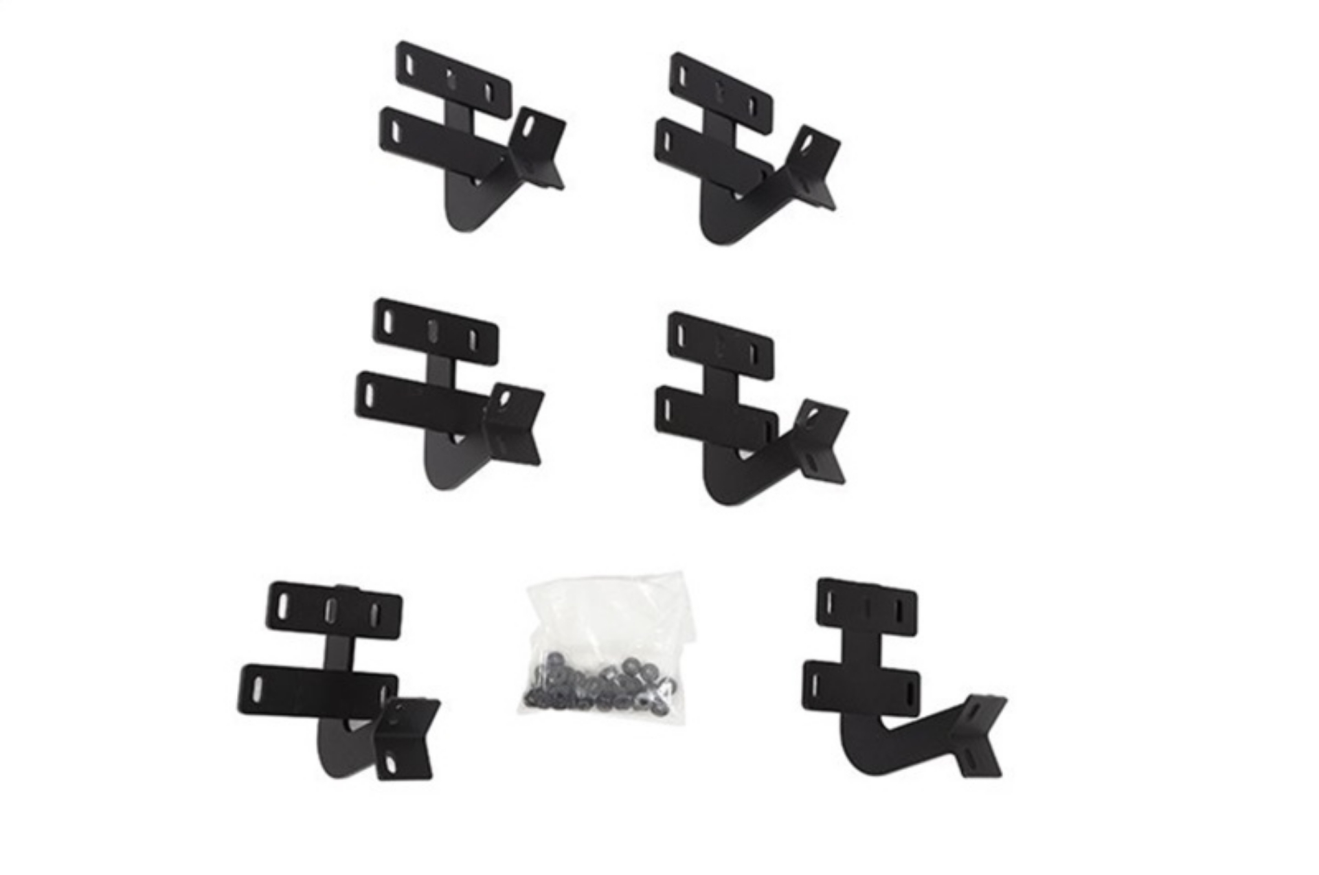 Picture of Deezee 19-23 Dodge-Ram Ram Running Board Hex Side Step Bracket Kit