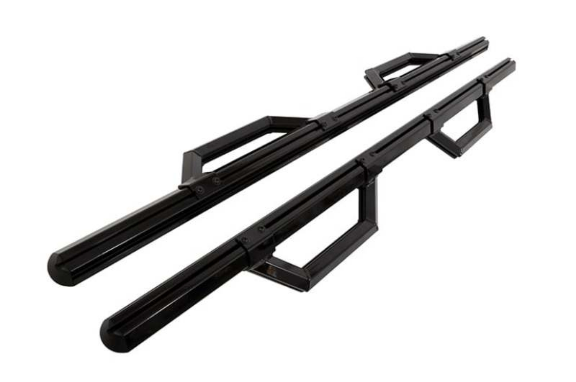 Picture of Deezee 99-23 Chevrolet-GMC-Dodge-Ford Full Size Truck Hex Series - Super Cab Side Steps Blk
