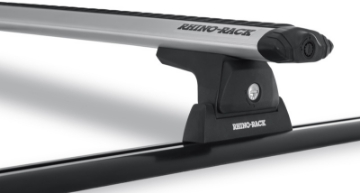 Picture of Rhino-Rack Vortex 54in 2 Bar Roof Rack w-Tracks - Silver