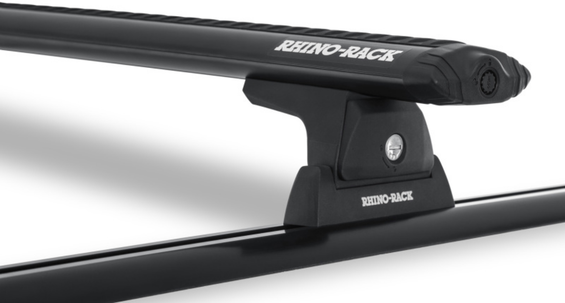 Picture of Rhino-Rack Vortex 54in 2 Bar Roof Rack w-Tracks ST - Black