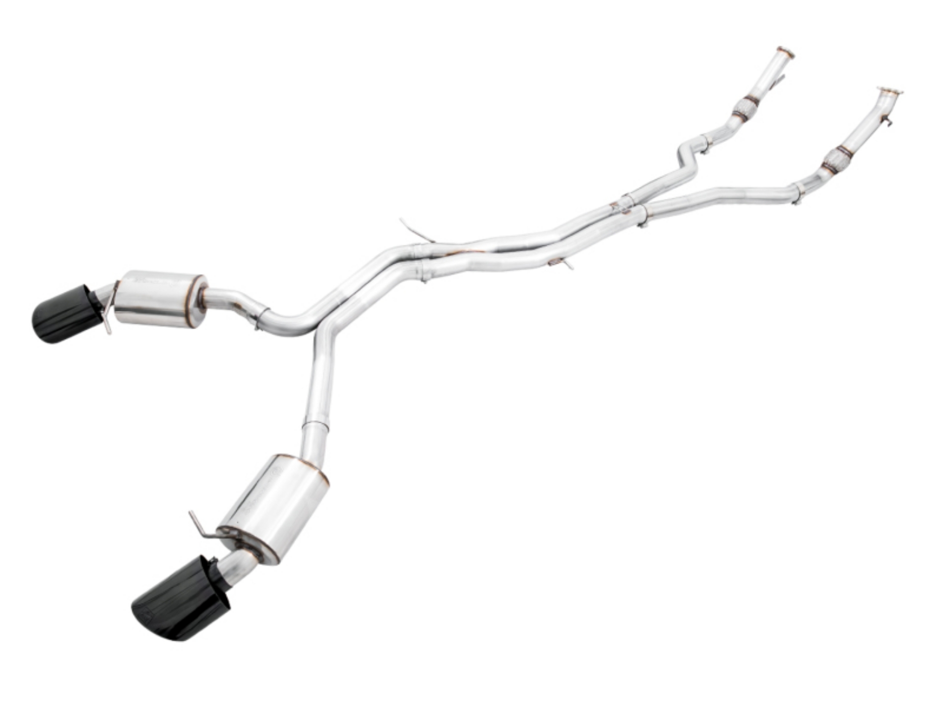 Picture of AWE Tuning Audi B9-5 RS 5 Coupe Non-Resonated Touring Edition Exhaust - RS-Style Diamond Black Tips