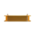 Picture of Mishimoto Universal -8AN 10 Row Oil Cooler - Gold