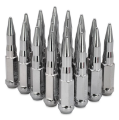 Picture of BLOX Racing Spike Forged Lug Nuts - Flat Black 12 x 1-50mm - Set of 20