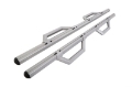Picture of Deezee 99-23 Chevrolet-GMC-Dodge-Ford Full Size Truck Hex Series - Crew Cab Side Steps Silver