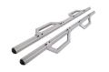 Picture of Deezee 99-23 Chevrolet-GMC-Dodge-Ford Full Size Truck Hex Series - Crew Cab Side Steps Silver