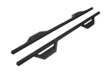 Picture of Deezee 99-23 Chevrolet-GMC-Dodge-Ford Full Size Truck Hex Cast - Crew Cab Side Steps Txt Blk