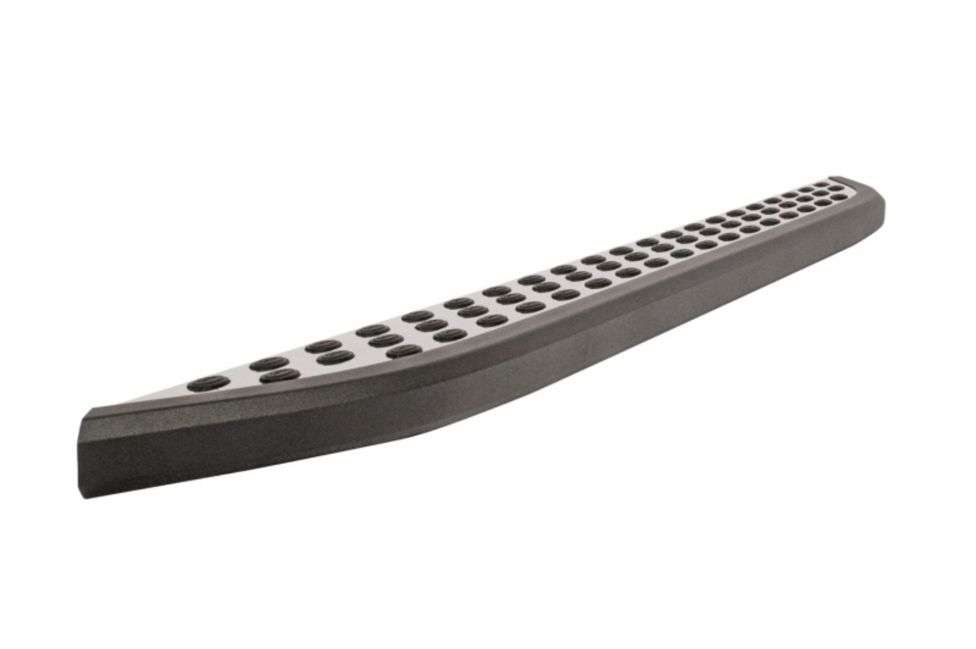Picture of Deezee Universal Running Board Universal Cross Utility Vehicle NXc Stainless Top w Blk Trim