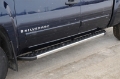 Picture of Deezee 99-23 Chevrolet-GMC-Dodge-Ford Full Size Running Board CrewCab Truck Board Chrome Trim
