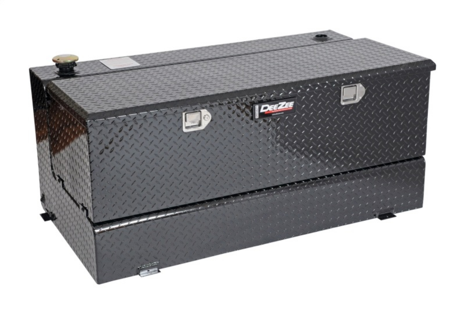 Picture of Deezee Universal Tanks - Combo Auxiliary Black Tread Aluminum 92 Gal