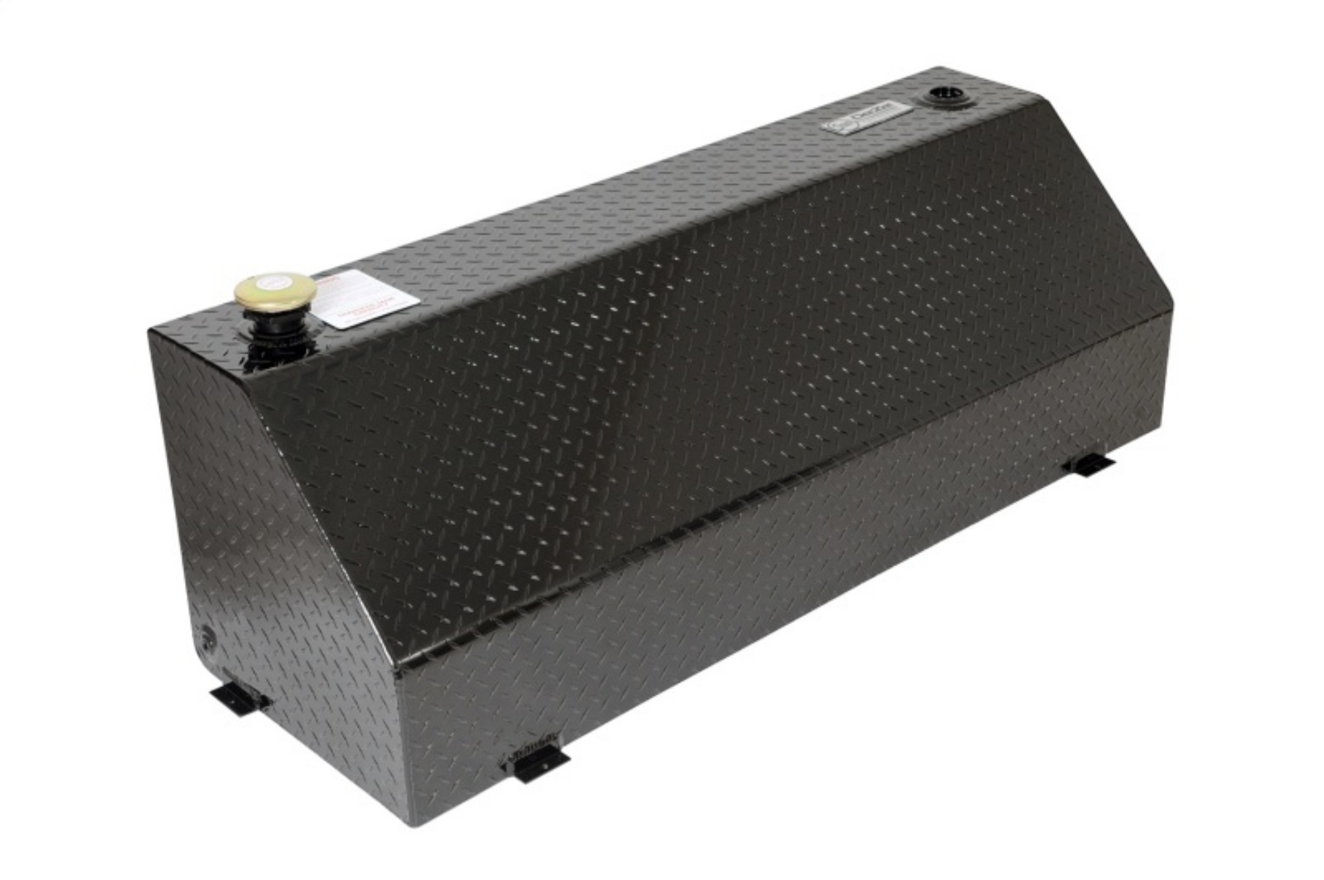 Picture of Deezee Universal Tanks - Wedge Rectangle Black Tread Aluminum