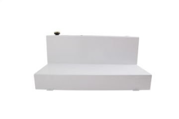 Picture of Deezee Universal Tanks - L-Shape White Steel 111 Gal