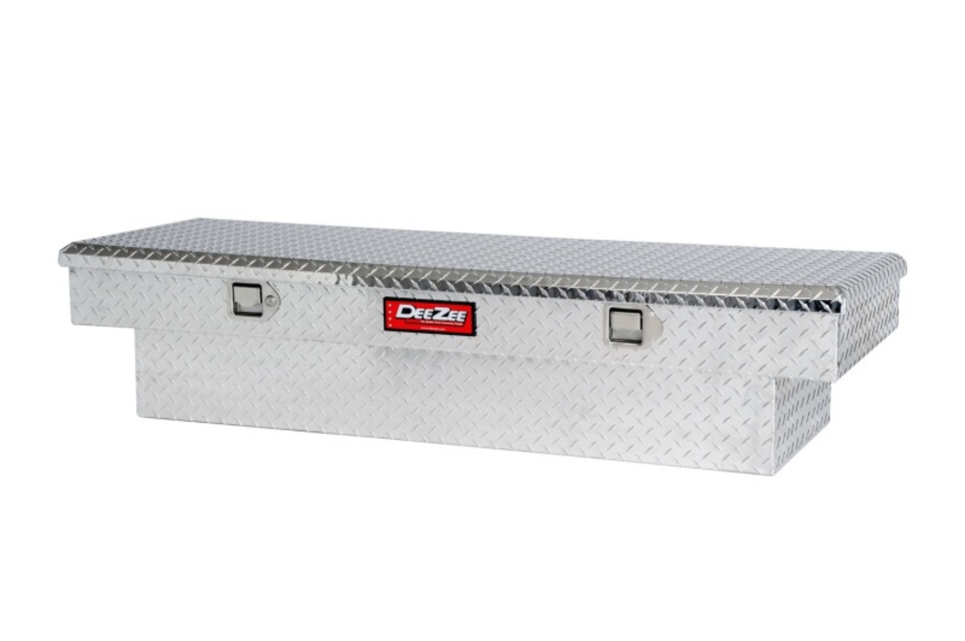 Picture of Deezee Universal Tool Box - Red Crossover - Single Lid BT Alum Mid Size