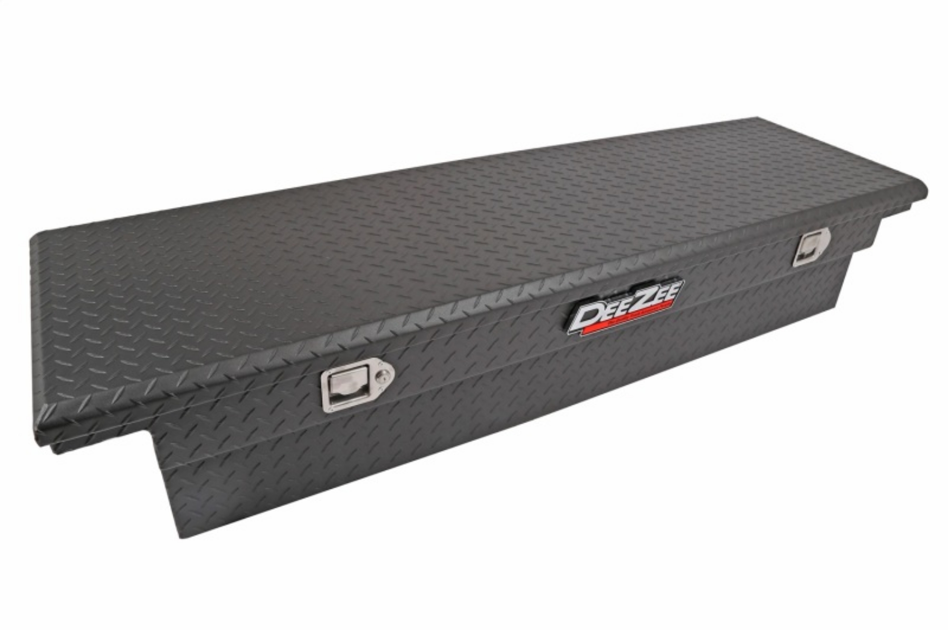 Picture of Deezee Universal Tool Box - Red Crossover - Single Lid Black BT Low-Txt Blk