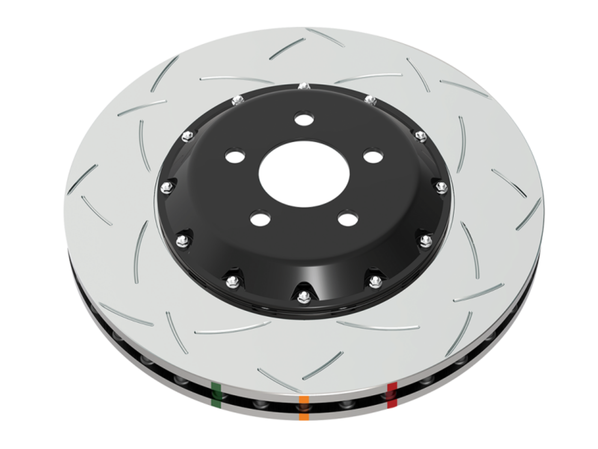 Picture of DBA 11-17 Jeep Grand Cherokee Trackhawk 6-2L V8 5000 Series T3 Slotted KP Brake Rotor - w-Nas Nuts