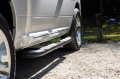 Picture of Deezee 15-2022 Ford F150-SuperDuty Tubes - 3In Round Black Steel SuperCab