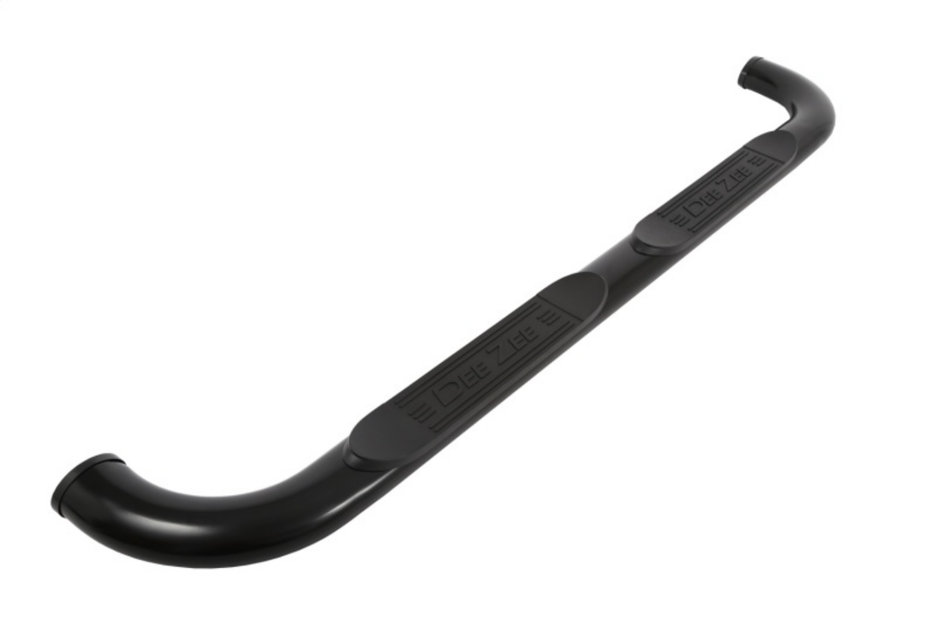 Picture of Deezee 14-19 Chevrolet Silverado Tubes - 4In Oval Black Steel CrewCab
