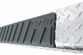 Picture of Deezee Universal Tubes - 6In Oval - Black Tread Aluminum CrewCab