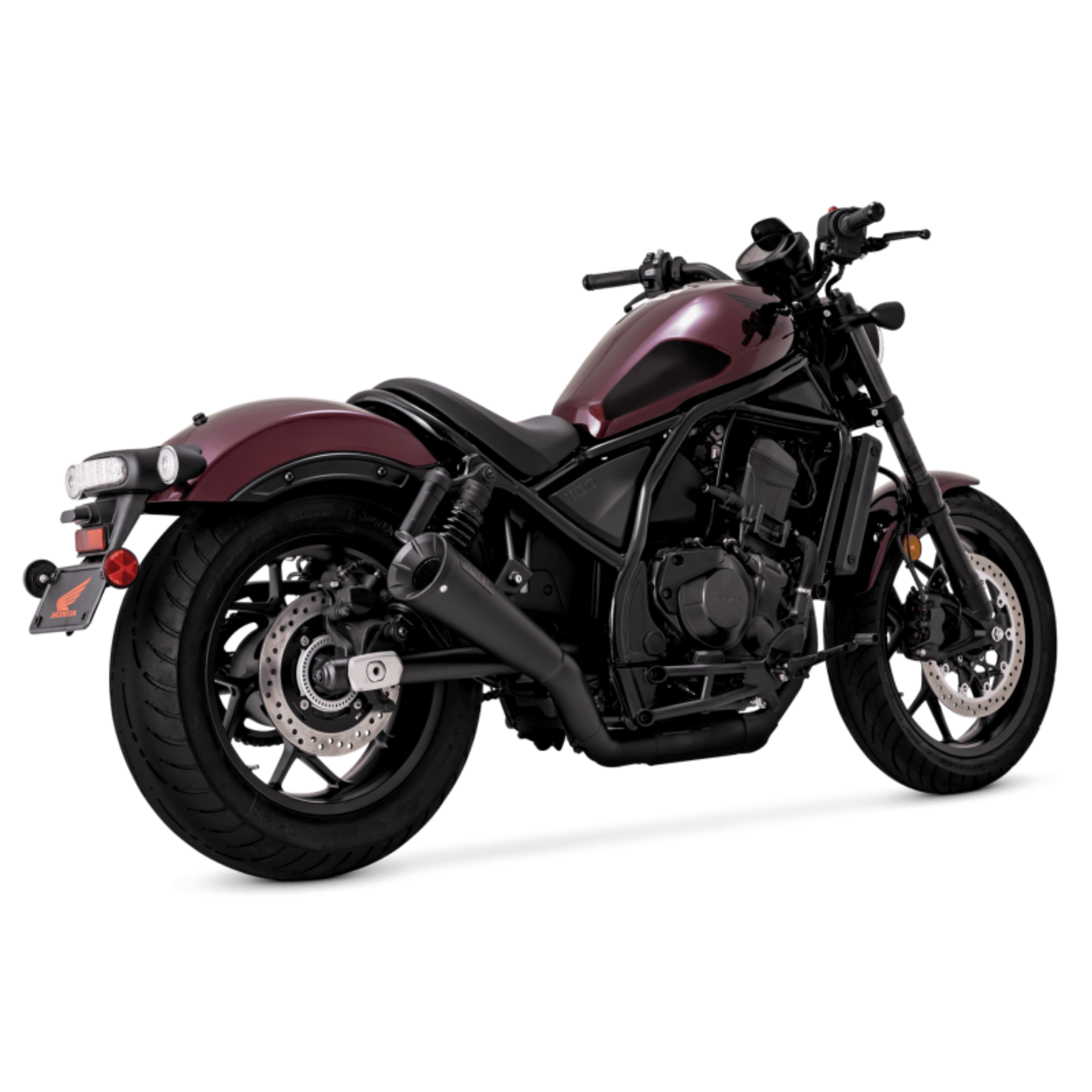 Picture of Vance & Hines HONDA 21-22 Rebel 1100 S-O Black Slip-On Exhaust