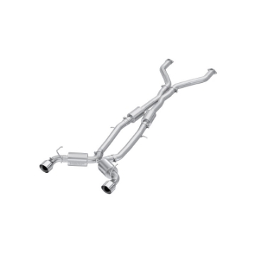 Picture of MBRP 23-24 Nissan Z 3-0L Armor Pro T304 Stainless Steel 3in Cat-Back Dual Rear Exit w- 5in OD Tips