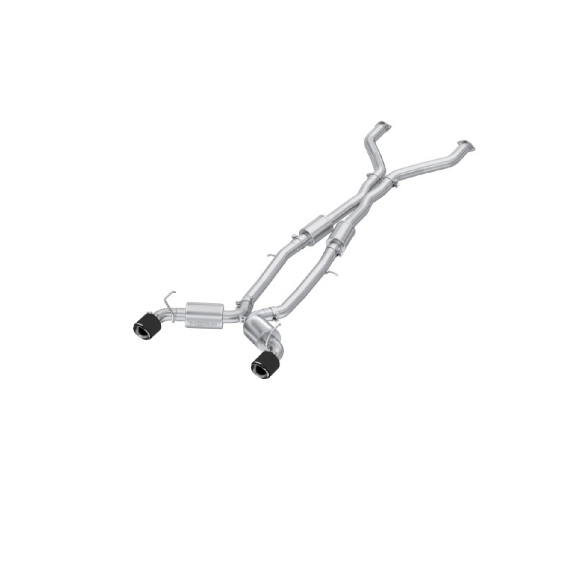 Picture of MBRP 23-24 Nissan Z 3-0L Armor Pro T304 Stainless Steel 3in Cat-Back Dual Rear Exit w- 5in OD CF Tip