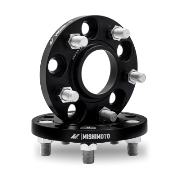 Picture of Mishimoto Wheel Spacers - 5x114-3 - 66-1 - 50 - M12 - Black