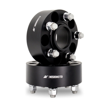 Picture of Mishimoto Wheel Spacers - 5x100 - 56-1 - 45 - M12 - Black