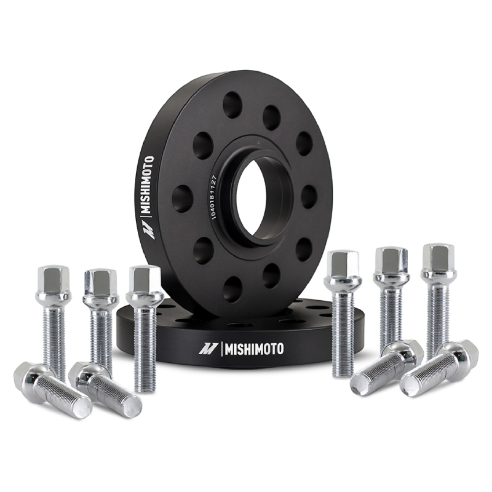 Picture of Mishimoto Wheel Spacers - 5x112 - 57-1 - 20 - M14 - Black