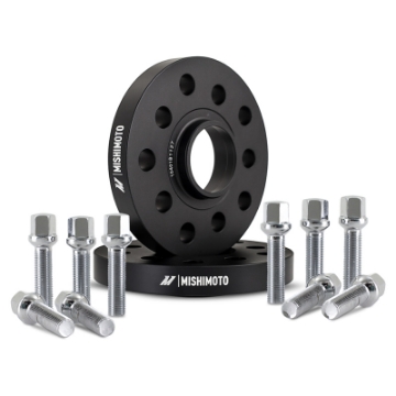 Picture of Mishimoto Wheel Spacers - 5x112 - 57-1 - 20 - M14 - Black