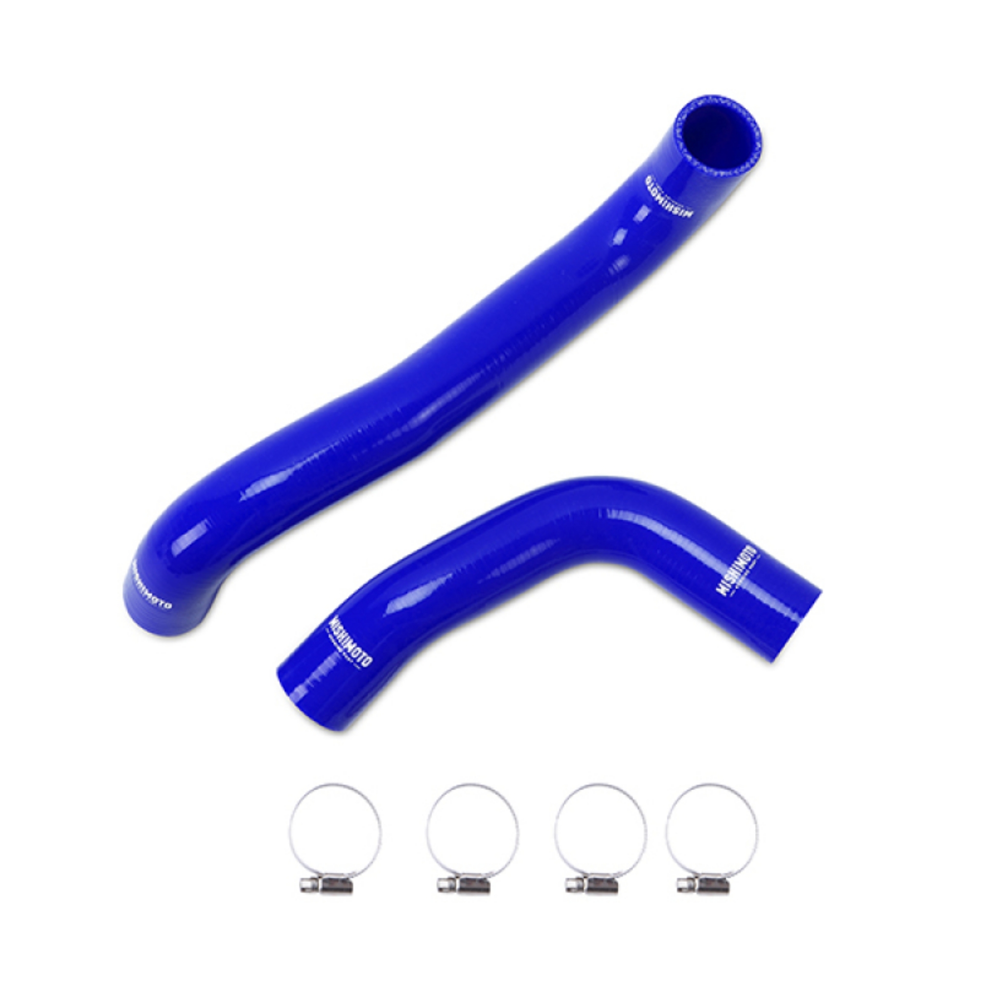Picture of Mishimoto 08-14 Subaru WRX - 08+ STI Silicone Radiator Hose Kit - Blue