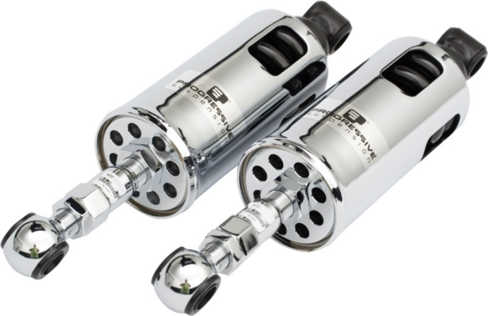 Picture of Progressive 00-17 Harley Softail 422 Series Shocks Heavy Duty - Chrome