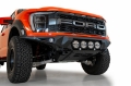 Picture of Addictive Desert Designs 2021+ Ford Raptor Bomber Front Bumper w- 4 Rigid 360 6in Light Mounts