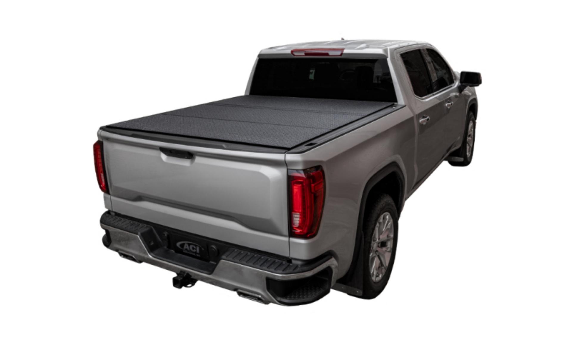 Picture of Access LOMAX Tri-Fold Cover 07-21 Toyota Tundra - 5ft 6in Bed w- Deck Rail -  Black Diamond