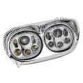 Picture of Letric Lighting Hdlght Dual W-Halo 5-75in Chr