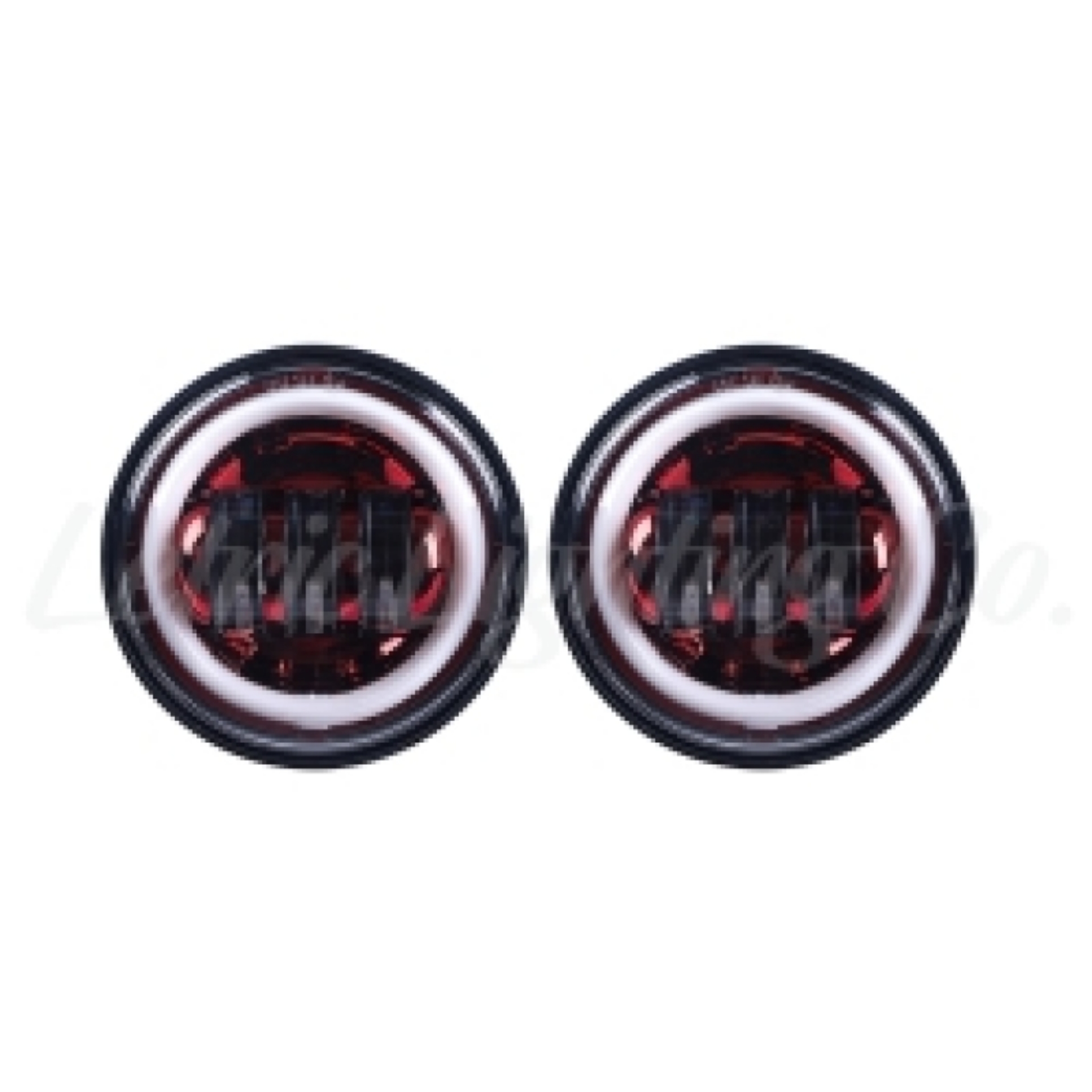 Picture of Letric Lighting 4-5 Passg Lamps Red-Full Halo