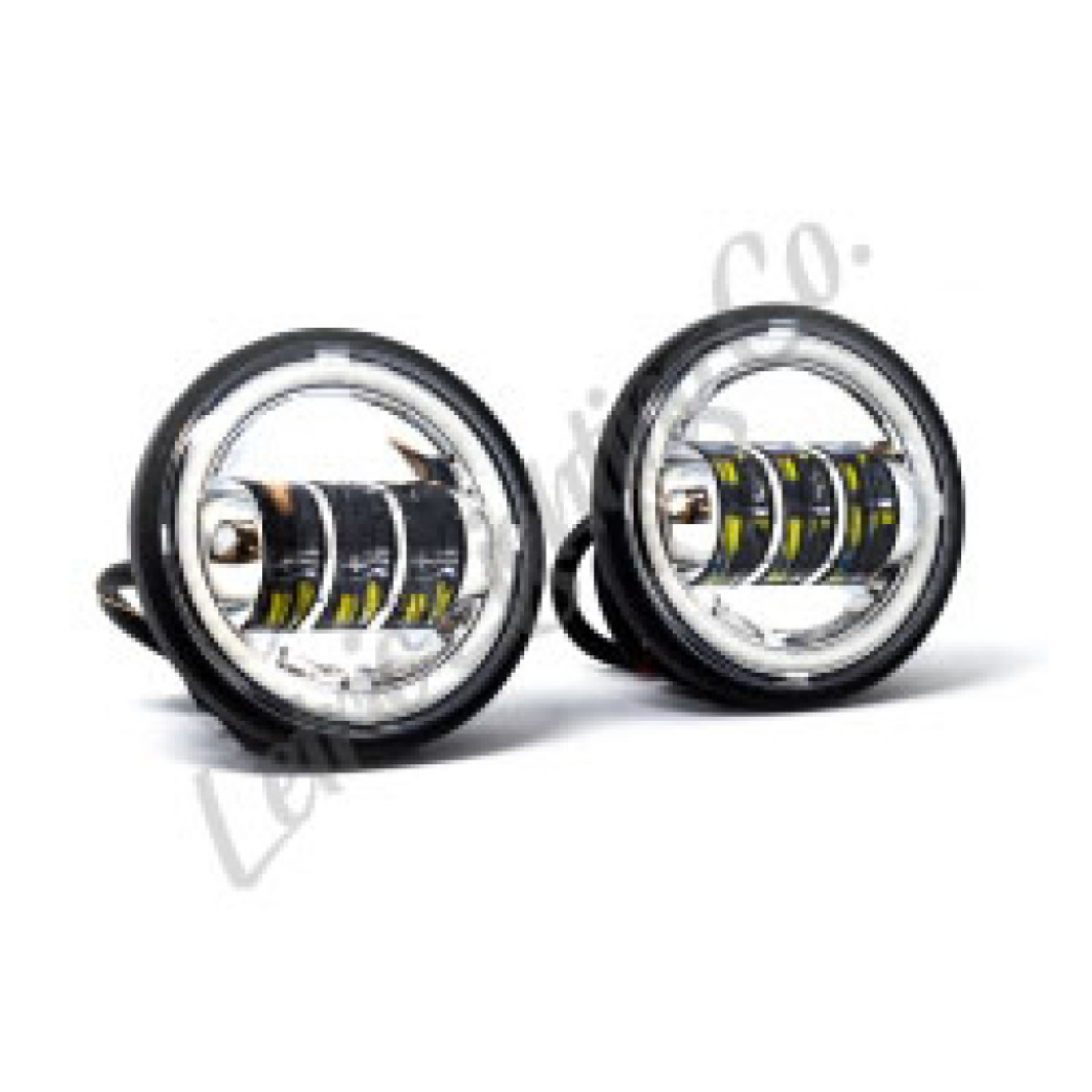 Picture of Letric Lighting 4-5in Chrome Full-Halo Indian