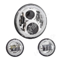 Picture of Letric Lighting 7in Led Chrome Full-Halo Indian