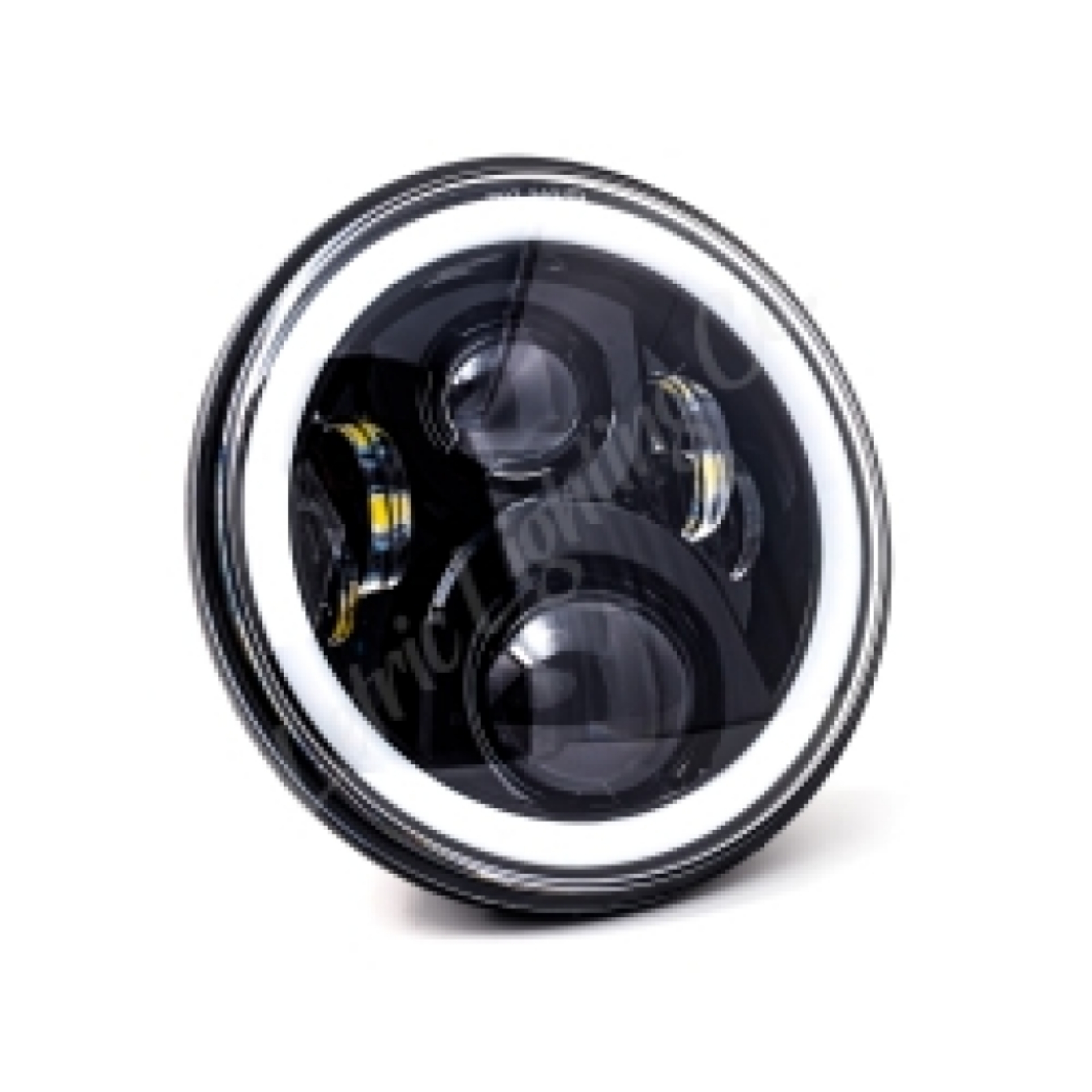 Picture of Letric Lighting 7in Led Black Full-Halo Indian