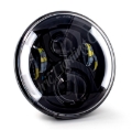 Picture of Letric Lighting 7in Intgrd W-Swtchbk T-S Blk