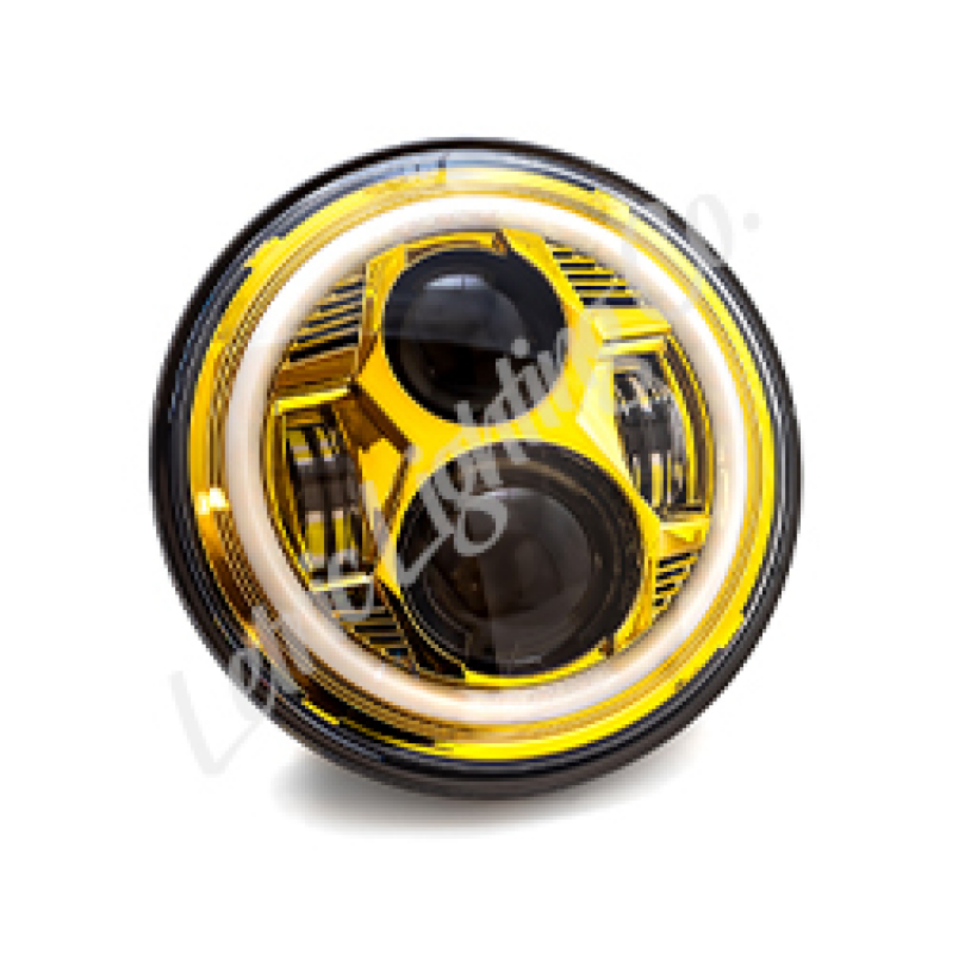 Picture of Letric Lighting 7in Gold Led W- Full Halo