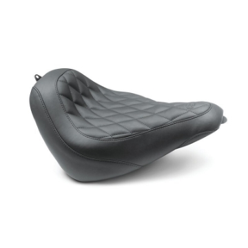 Picture of Mustang 18-21 Harley Softail Slim Wide Tripper Solo Seat Diamond Stitch - Black